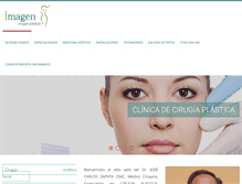 Tablet Screenshot of imagencirugiaplastica.com
